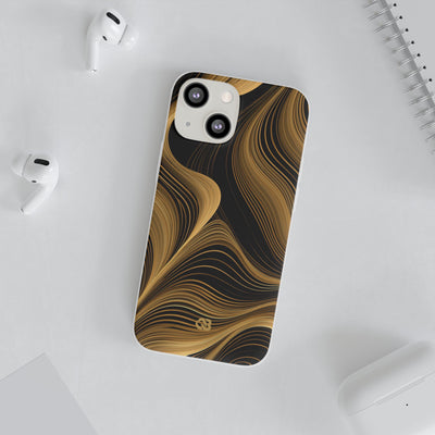 Gilded Strata · Lite Phone Case for iPhone ·  Gold