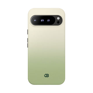 Muted Sage Ombre · Tough Phone Case for Pixel ·  Green