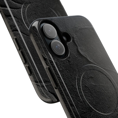 Obsidian Stucco Relief · Tough 2.0 Magnetic Phone Case for iPhone · Black
