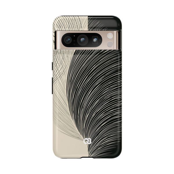 Minimal Frond Study · Tough Phone Case for Pixel ·  Black