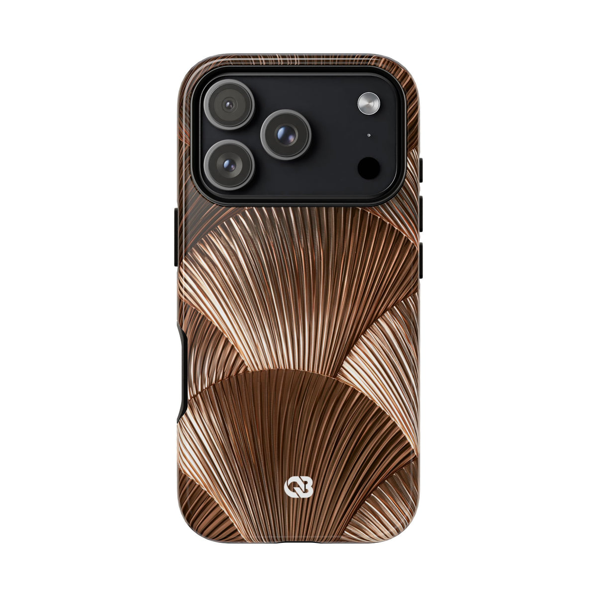 Rose Gilded Fan · Tough Phone Case for iPhone · Gold