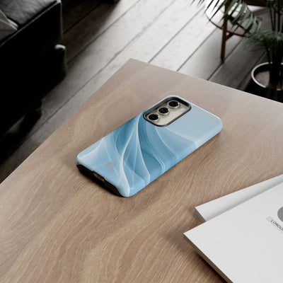 Blue Tough Phone Case for Samsung - Arctic Silk Drift