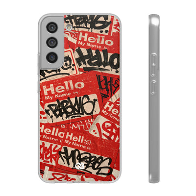 Slap Tag Collage · Lite Phone Case for Samsung · Red