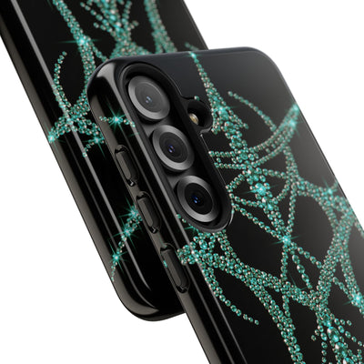 Teal Cyber Sigil · Tough Phone Case for Samsung · Teal