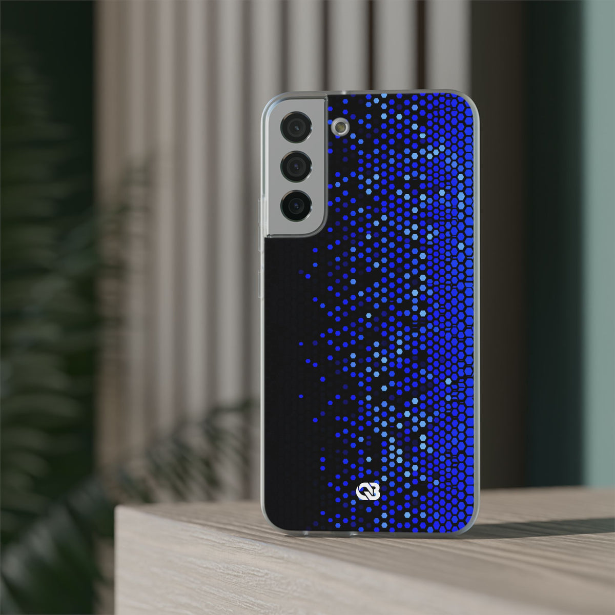 Cobalt Hex Dispersion · Lite Phone Case for Samsung · Blue