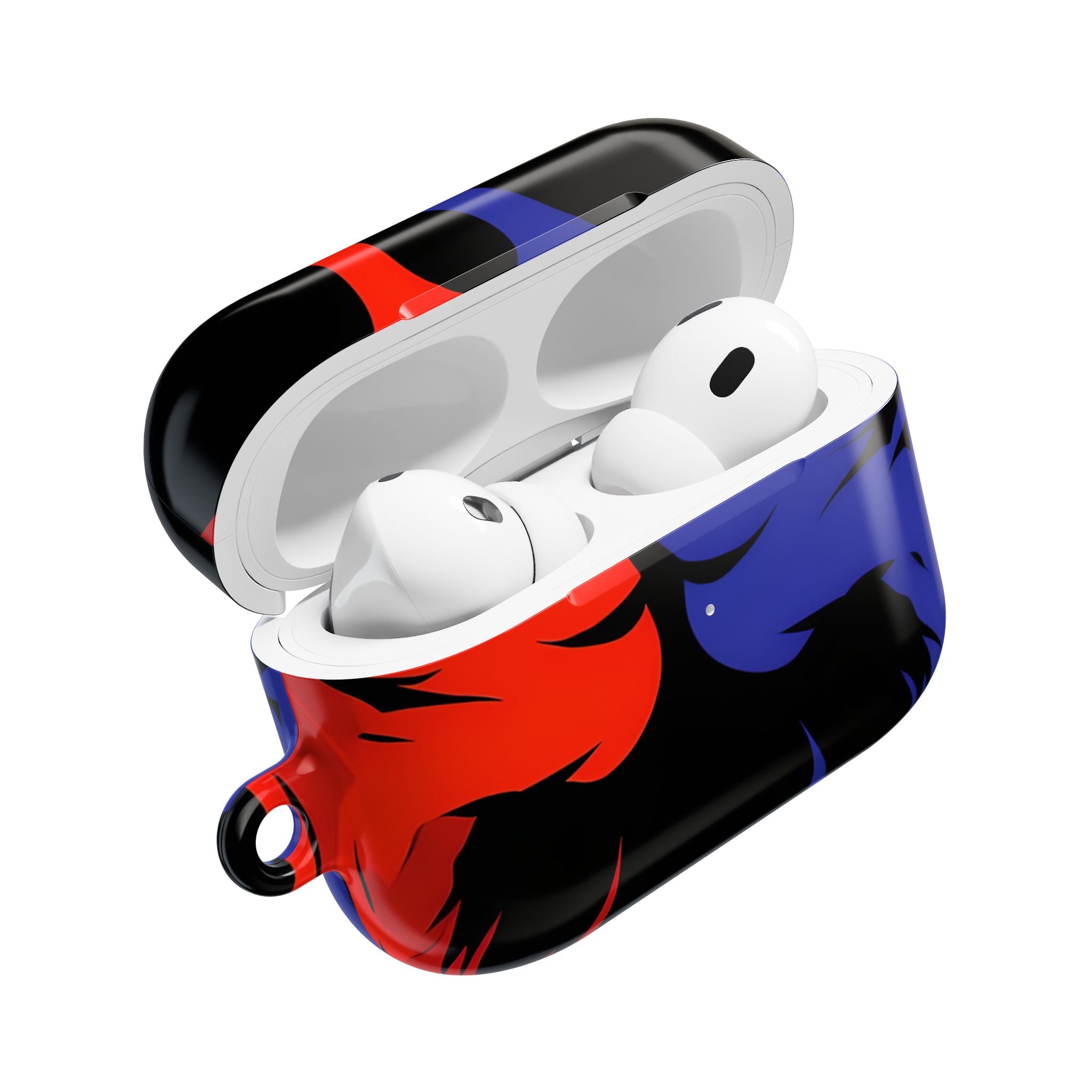 Dual Skulls RedBlue - AirPods Cover