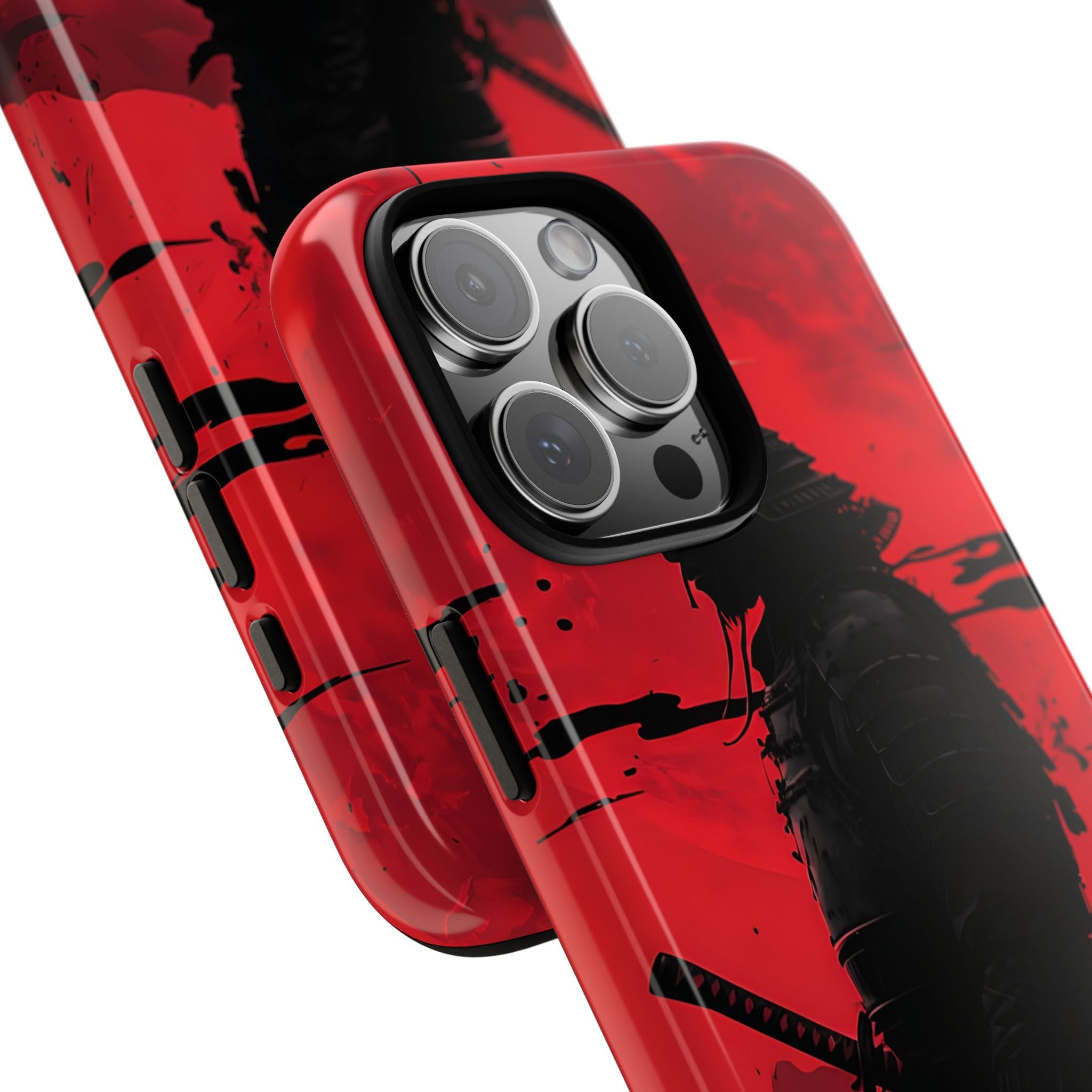 Crimson Samurai iPhone 16 Pro Max Case - Tough