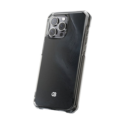 Black Impact MagSafe Phone Case for iPhone - Obsidian Ridge Flux