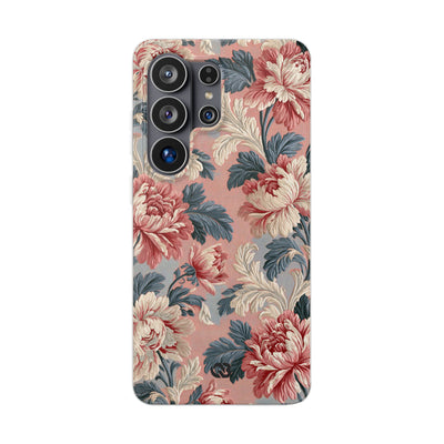 Blush Peony Jacquard · Lite Phone Case for Samsung · Pink