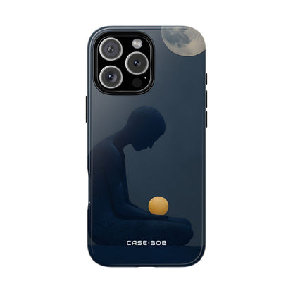 Moonlit Contemplation iPhone 16 Pro Max Case - Tough