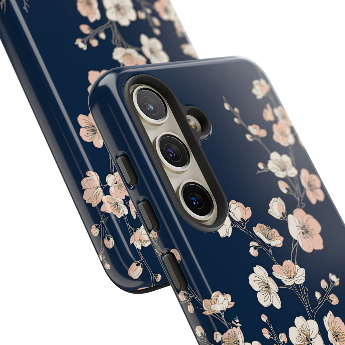 Midnight Plum Blossom · Tough Phone Case for Samsung · Blue