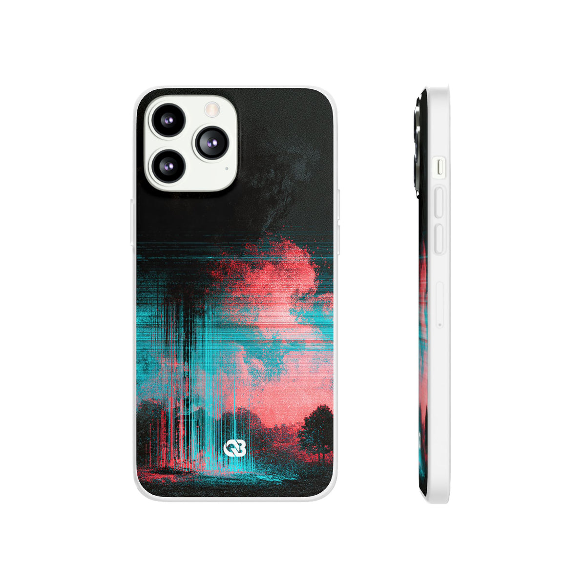 Digital Signal Drift · Lite Phone Case for iPhone ·  Black