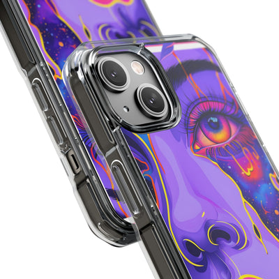 Violet Cosmic Gaze · Impact Custodia per iPhone · Magsafe