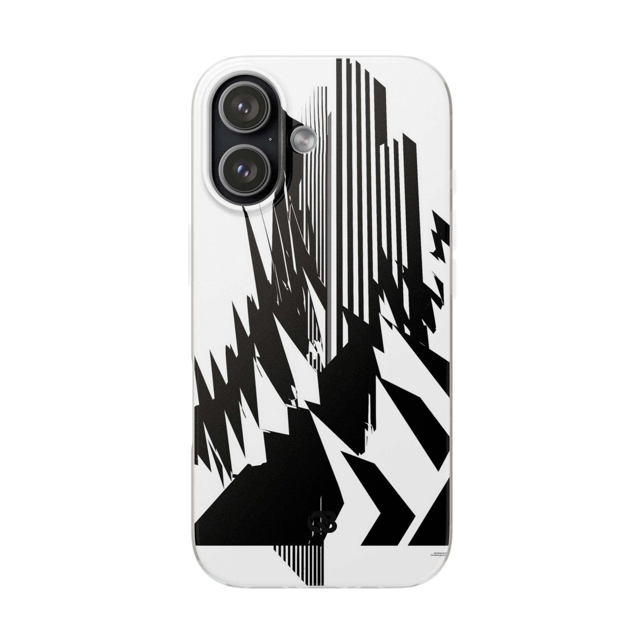White Lite Phone Case for iPhone - Shattered Vector Spire