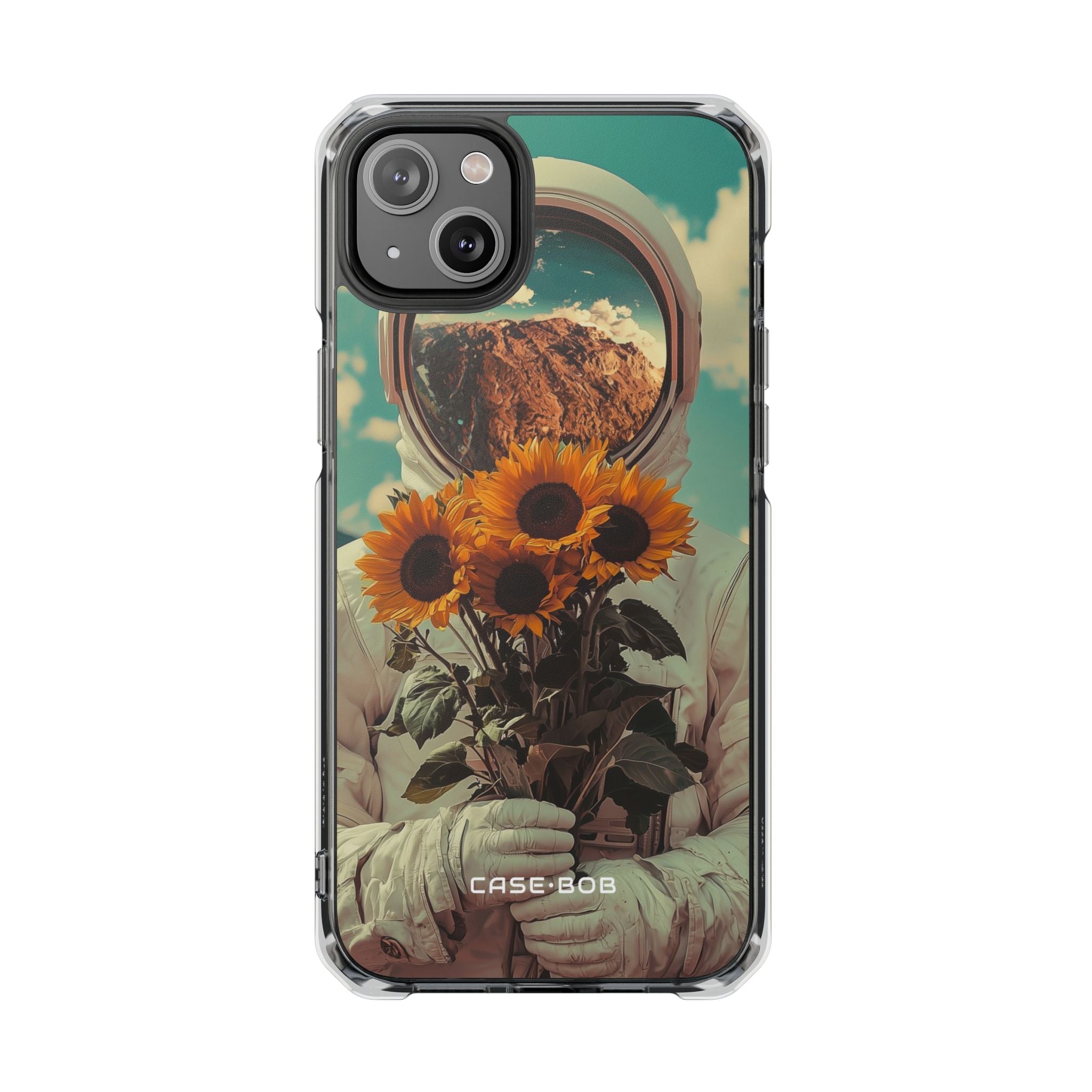 Sunflower Astronaut iPhone 14 Plus Case - Impact