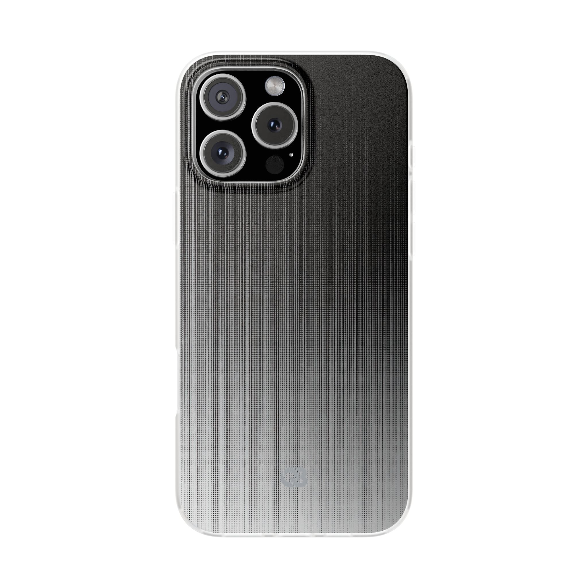 Grey Lite Phone Case for iPhone - Static Vertical Dither