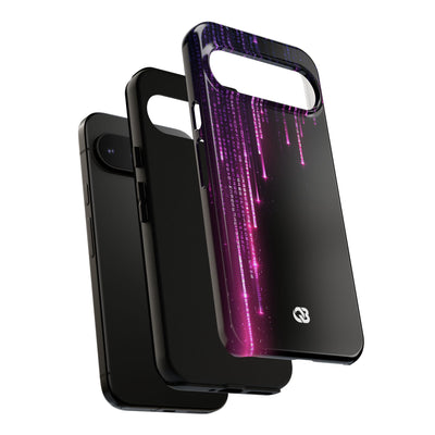 Binary Cascade · Tough Phone Case for Pixel ·  Black