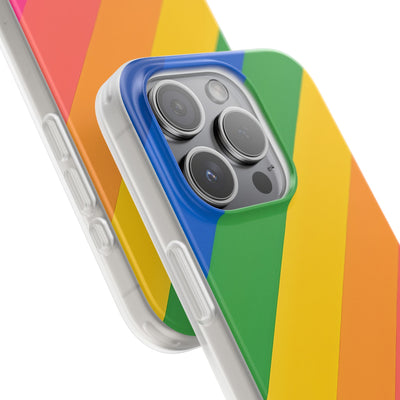 Vibrant Spectrum Slope · Soft Phone Case for iPhone