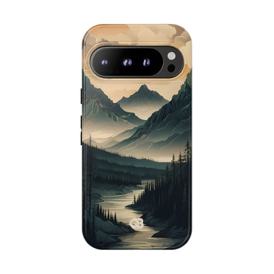 Summit River Dusk · Tough Phone Case for Google Pixel