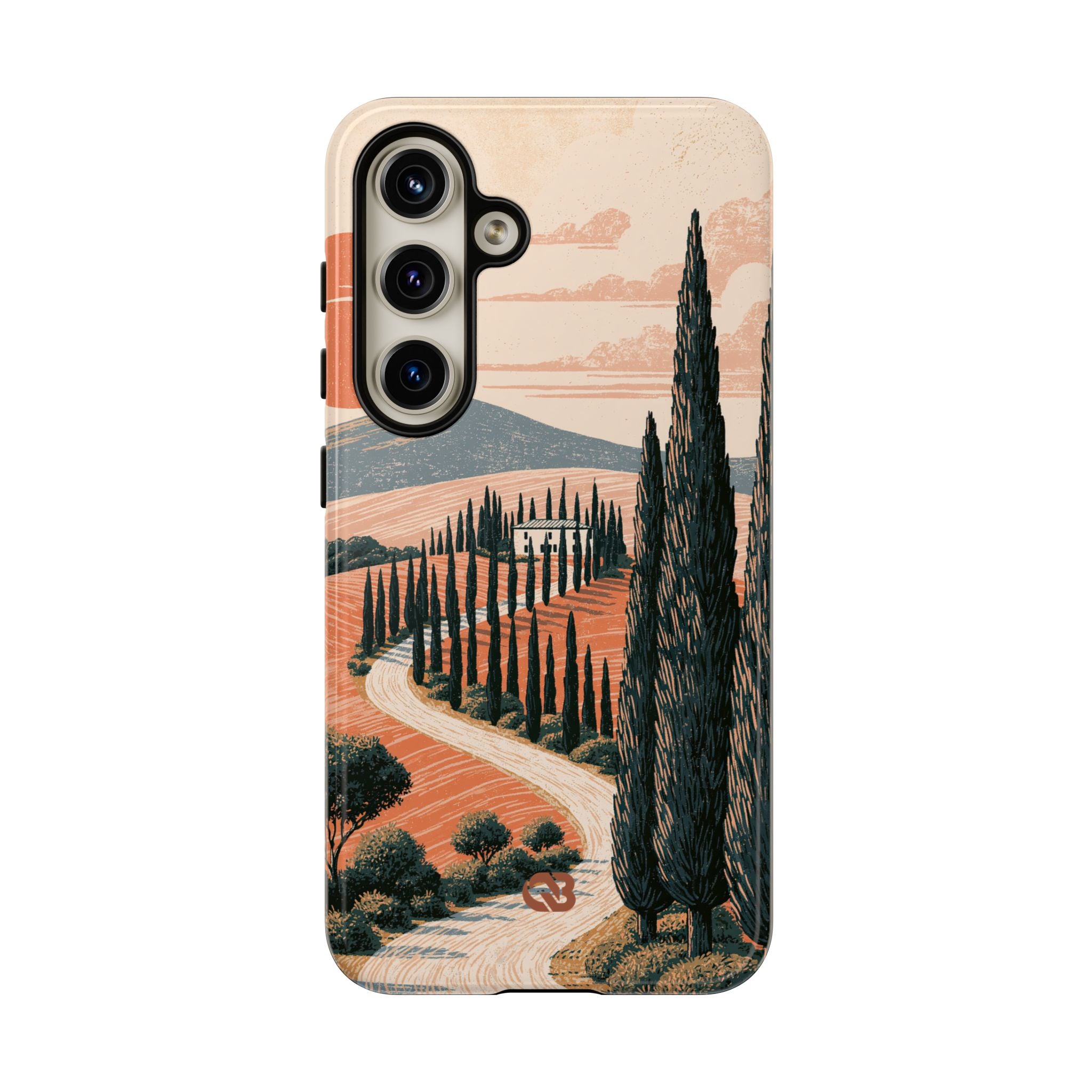 Orange Tough Phone Case for Samsung - Terracotta Ridge Trail