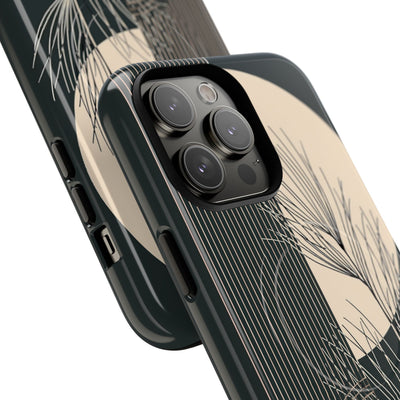 Black Tough 2.0 Magsafe Phone Case for iPhone - Obsidian Sand Willow