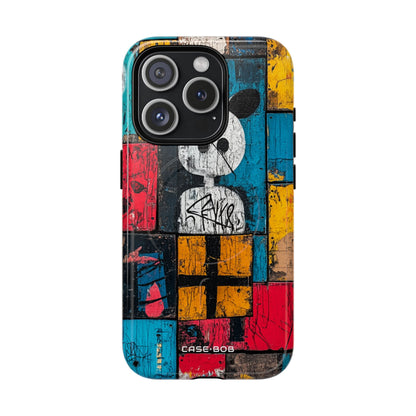 Mickey Mozaïek iPhone 15 Pro Cover - Tough+
