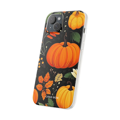 Pumpkin Glow iPhone 15 Plus Case - Soft