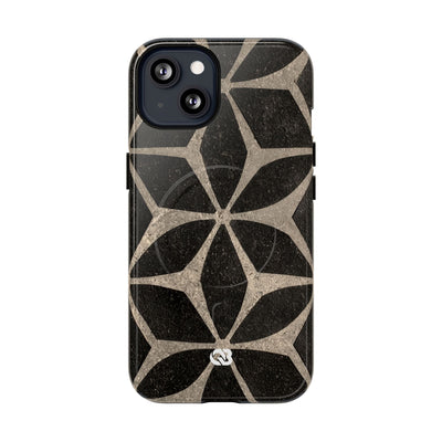 Concrete Mosaic Star · Tough 2.0 Magnetic Phone Case for iPhone · Black