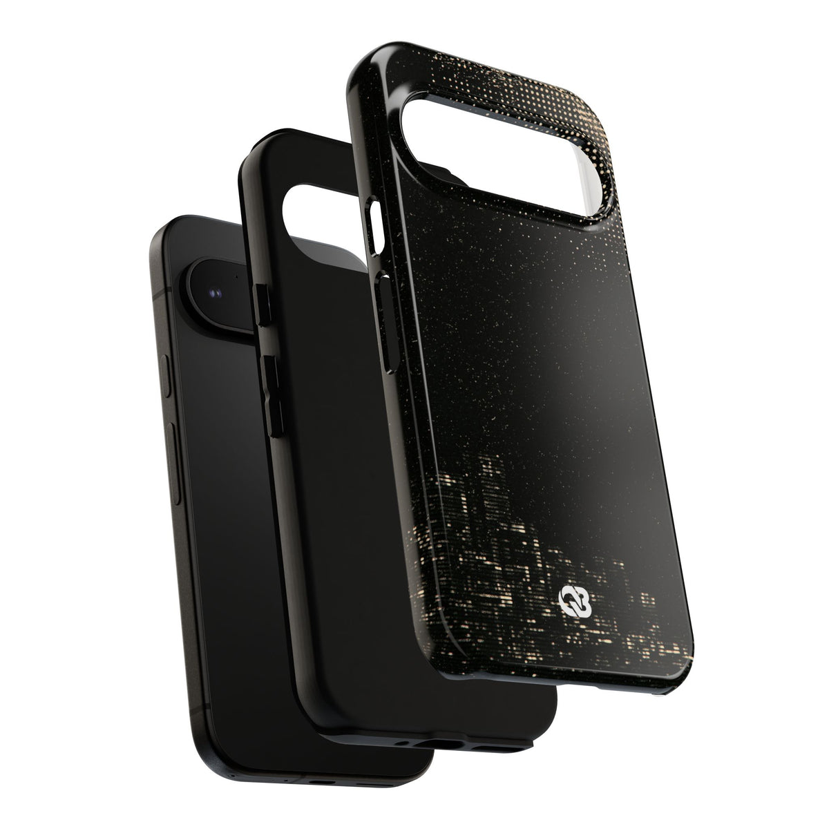 Lunar Metropolis Nocturne · Tough Phone Case for Pixel ·  Black