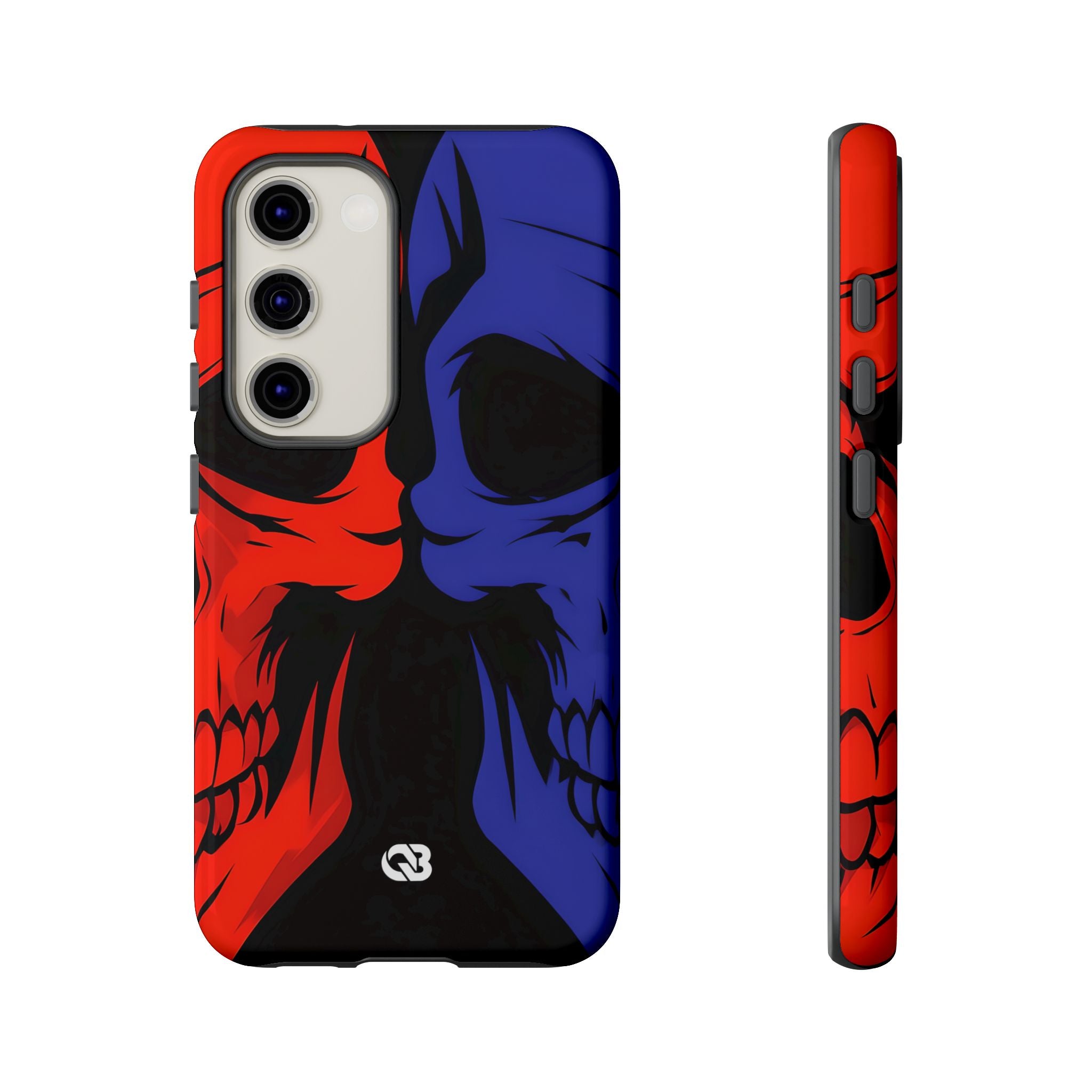 Crimson Cobalt Skulls · Custodia Tough per Samsung
