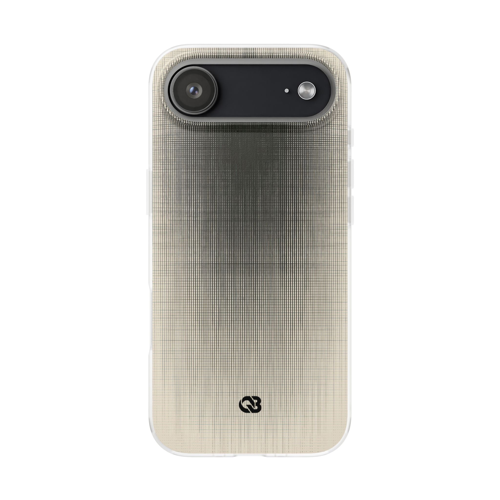 Beige Lite Phone Case for iPhone - Carbon Screen Grid