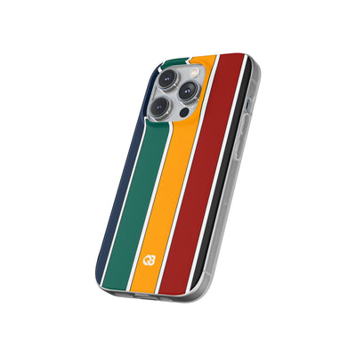 Retro Racing Bars · Soft Phone Case for iPhone