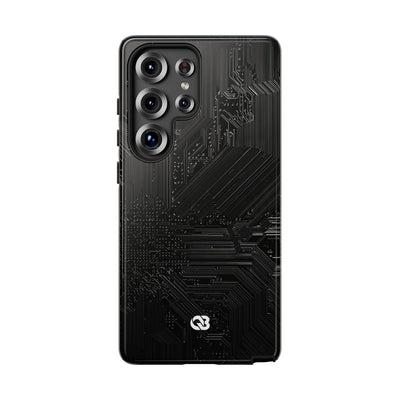 Obsidian Circuitry · Tough Phone Case for Samsung · Black