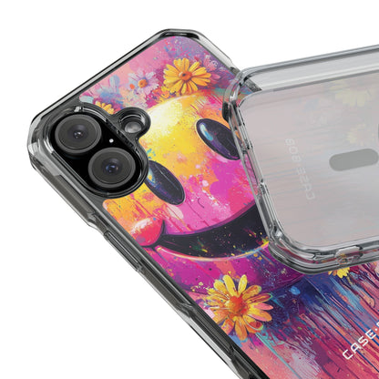 Smiley Bloom iPhone 16 Case - Impact - CASE•BOB