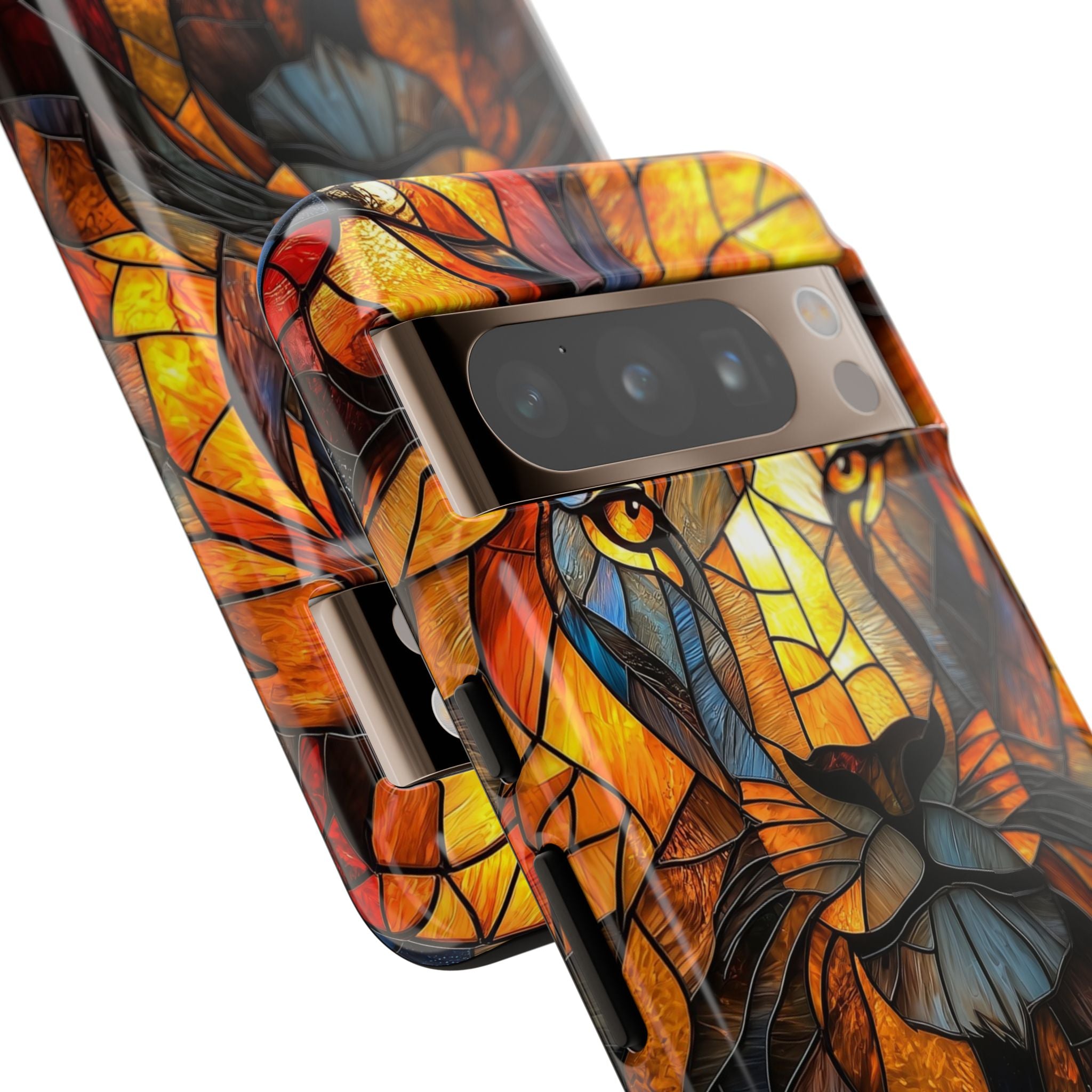 Amber Glass Lion · Tough Phone Case for Google Pixel