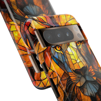 Amber Glass Lion · Tough Phone Case for Google Pixel