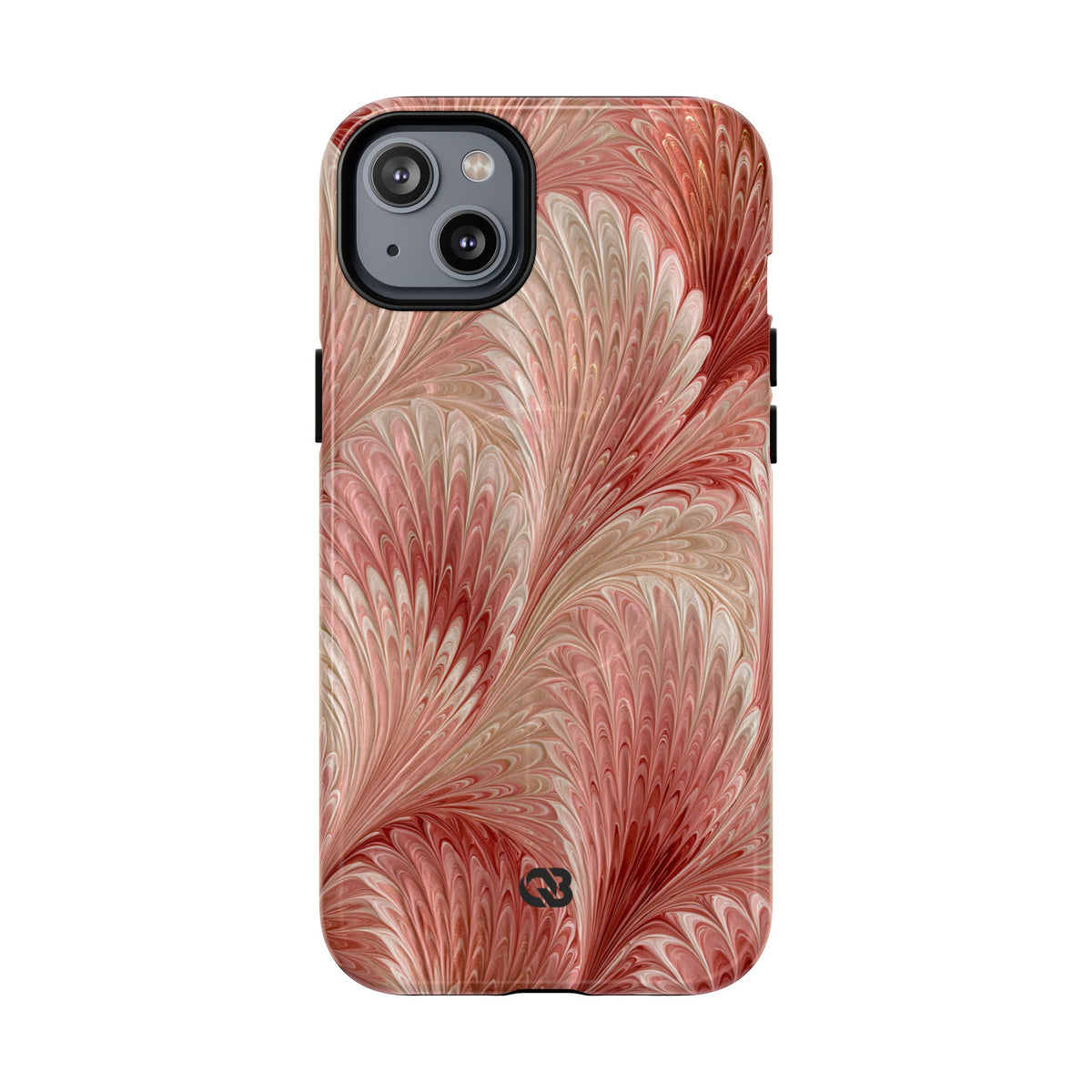 Blush Petal Plume · Tough 2.0 Magnetic Phone Case for iPhone · Pink