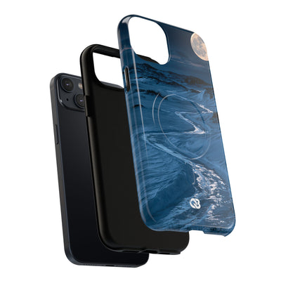 Arctic Moon Drift · Tough 2.0 Magnetic Phone Case for iPhone · Blue