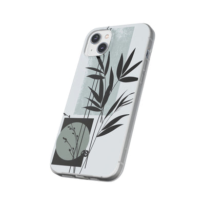 Grey Lite Phone Case for iPhone - Sage Bamboo Noir