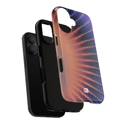 Luminous Aura Burst · Tough Phone Case for iPhone · Blue