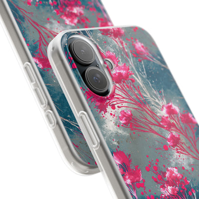 Cyber Blossom · Lite Phone Case for iPhone ·  Teal