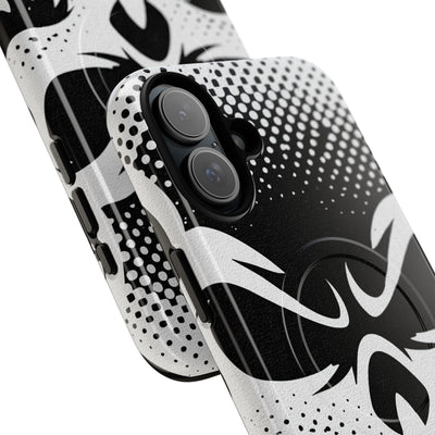 Phantom Halftone · Tough 2.0 Magnetic Phone Case for iPhone · Black