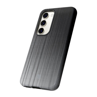 Grey Tough Phone Case for Samsung - Static Vertical Dither