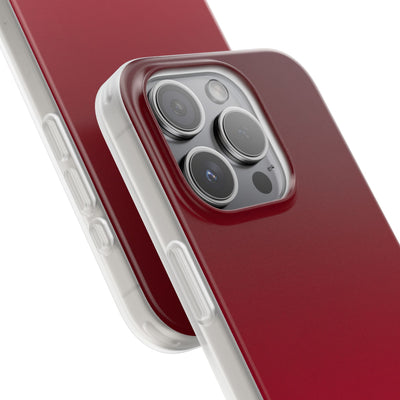 Red Lite Phone Case for iPhone - Crimson Velvet Fade