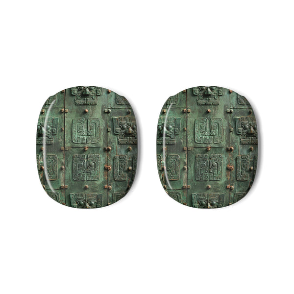 Dynastic Bronze Relief · Hard Case for AirPods Max · Green