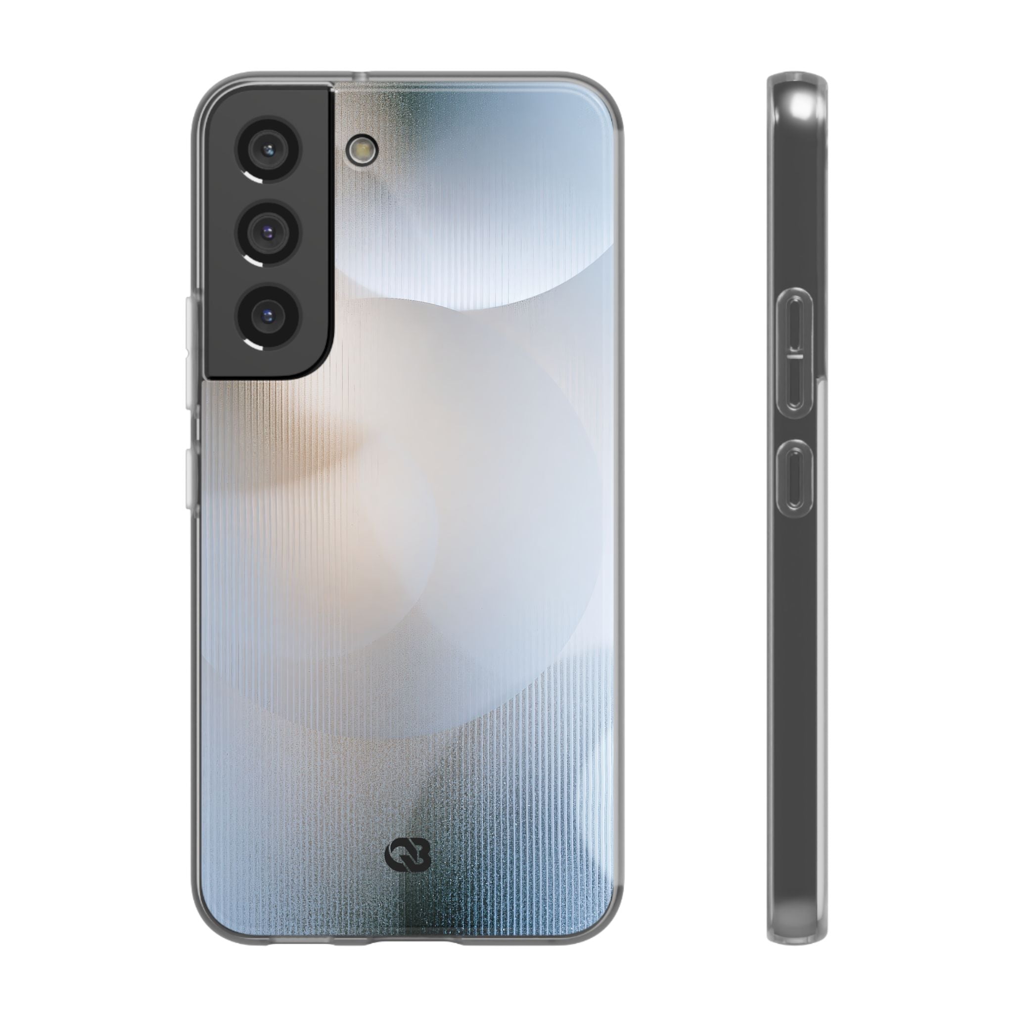 White Lite Phone Case for Samsung - Frosted Ribbed Sphere