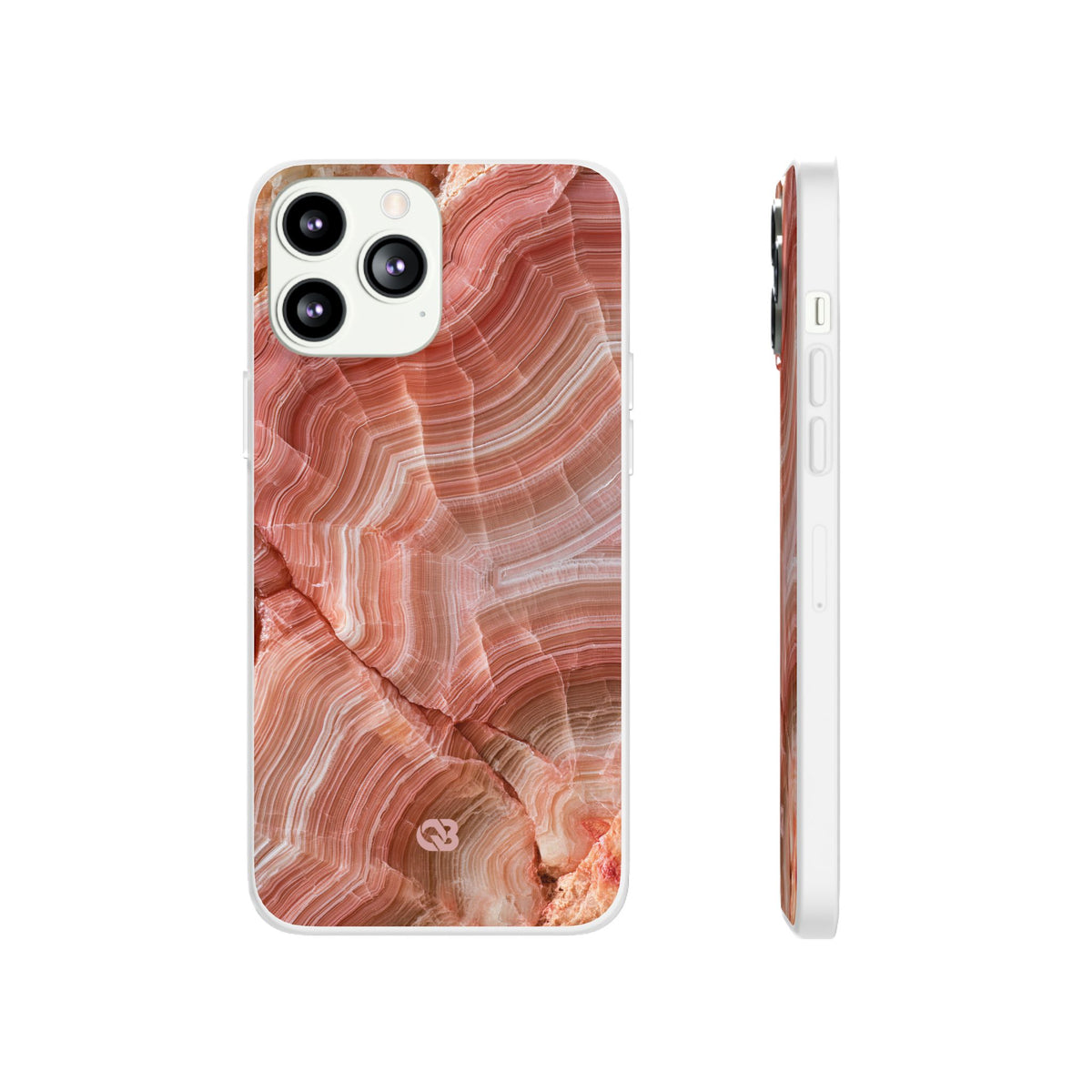 Blushing Rose Strata · Lite Phone Case for iPhone ·  Pink