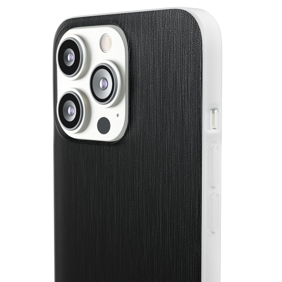 Obsidian Brushed Steel · Lite Phone Case for iPhone ·  Black