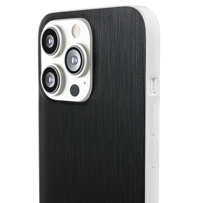 Obsidian Brushed Steel · Lite Phone Case for iPhone ·  Black