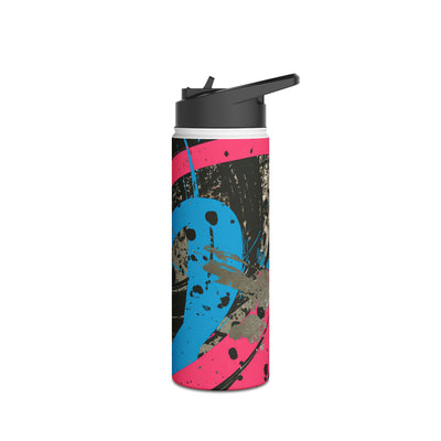 Cyber Splatter Flow · Insulated Water Bottle · Pink